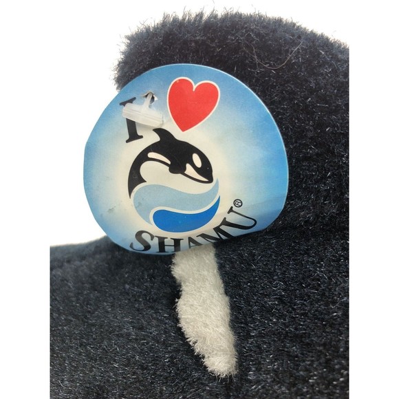 Vintage Sea World Shamu Orca Whale Plush Stuffed Animal 15 Inch - Picture 9 of 10